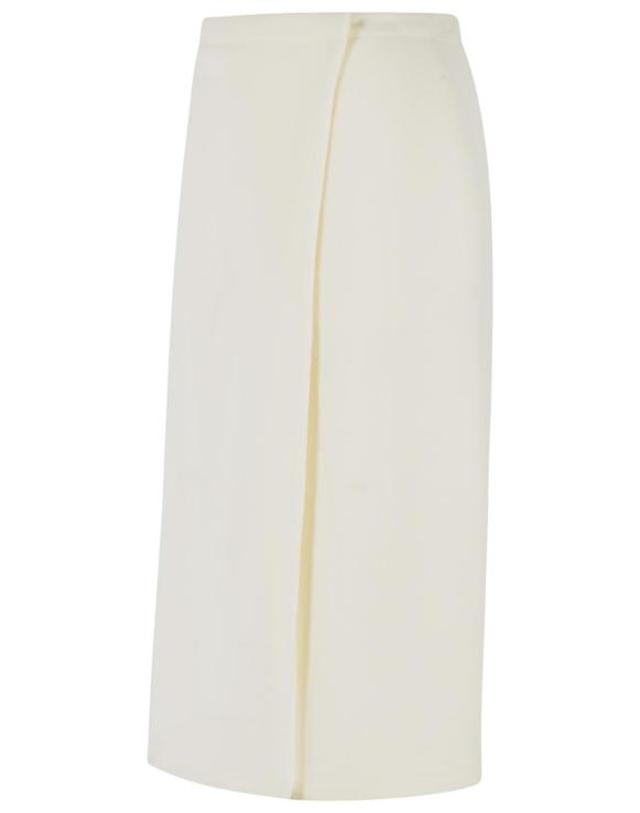리에르 [해외직구] 26FW 리에르 미디 스커트 SKT23 X02WHITE FLEECE 착용컷