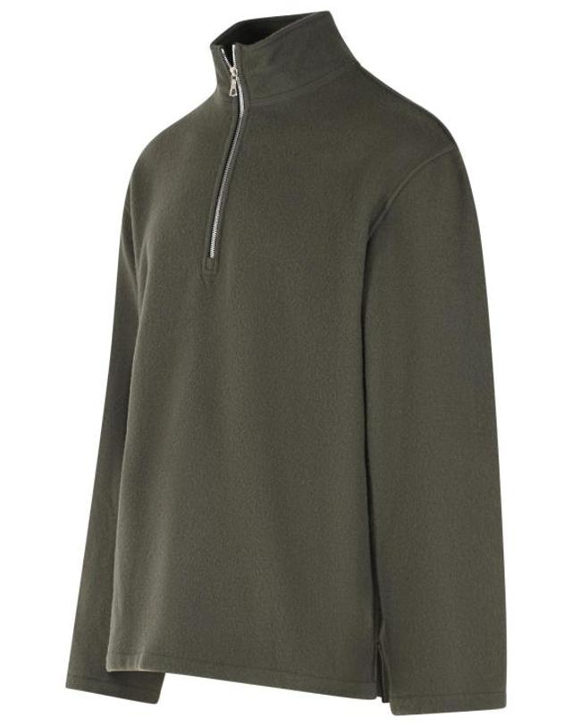 리에르 [해외직구] 26FW 리에르 집업 니트 NFL15 X02TAUPE FLEECE Brown 착용컷