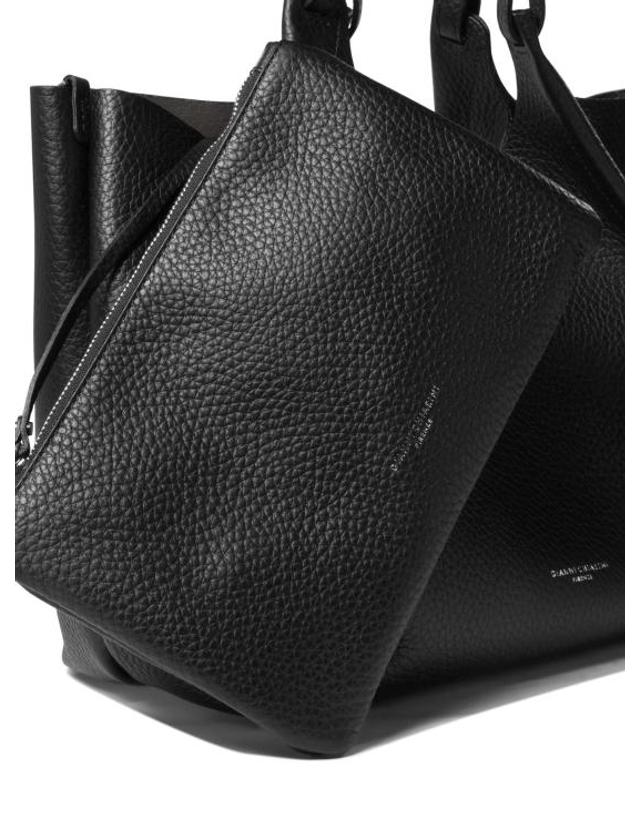 지아니 끼아리니 [해외직구] 26FW 지아니 끼아리니 숄더백 BS9720RNGDBLDUA001NERO BLACK 착용컷