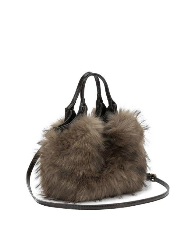 지아니 끼아리니 [해외직구] 26FW 지아니 끼아리니 토트백 BS12758 COMMPLCC RLPDUA2107 ESPRESSO Brown 착용컷