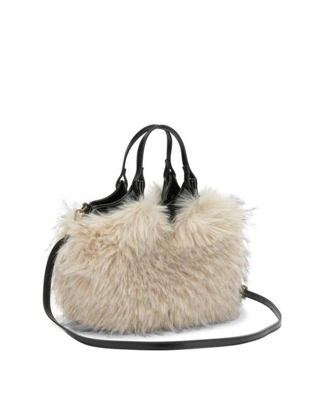 지아니 끼아리니 [해외직구] 26FW 지아니 끼아리니 토트백 BS12758COMMPLCCRLPDUA14604ALABASTER BEIGE 착용컷