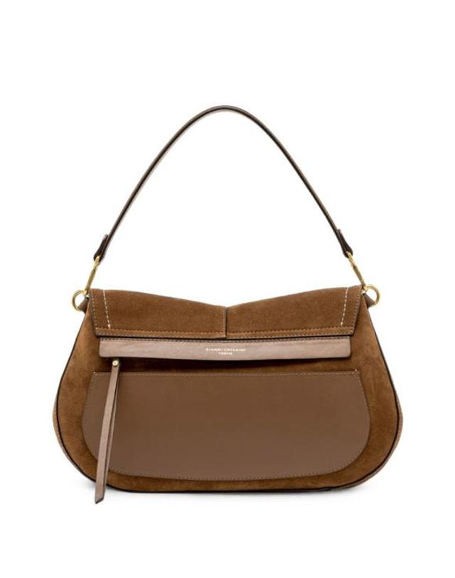 지아니 끼아리니 [해외직구] 26FW 지아니 끼아리니 토트백 BS12619CMPL099 COGNAC 착용컷