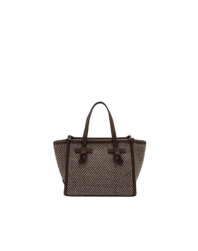 지아니 끼아리니 [해외직구] 26FW 지아니 끼아리니 토트백 BS 8065 COMM SPIGA Grey 착용컷