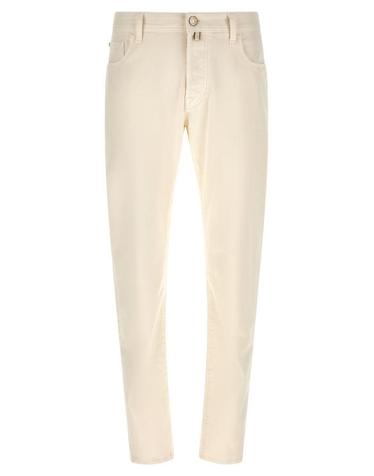 [해외직구] 26FW 야콥코헨 스트레이트 팬츠 JUMQE004030S3848L1W00D White