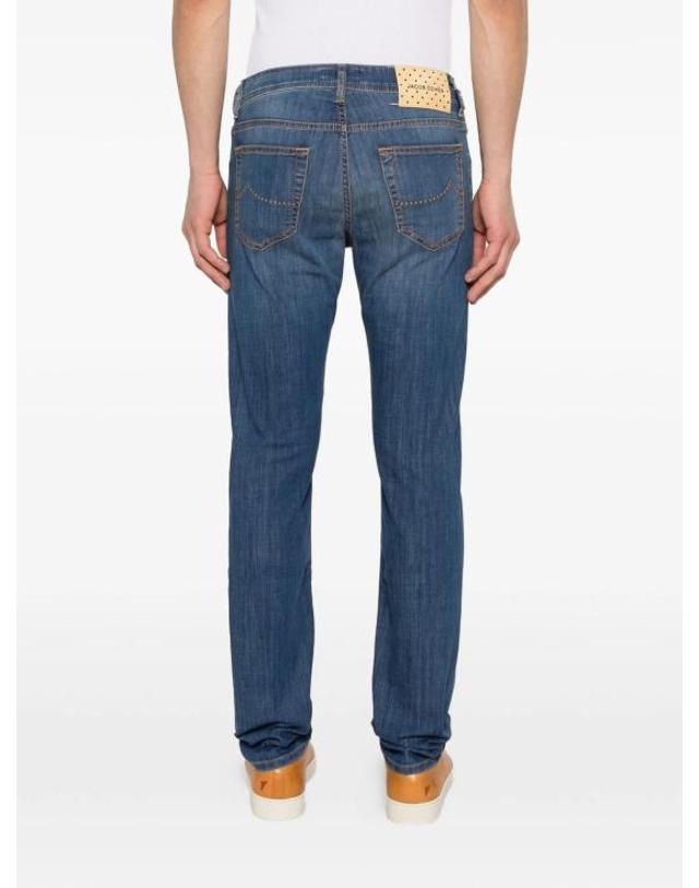 야콥코헨 [해외직구] 26SS 야콥코헨 데님 팬츠 JUMQE007061S4153S1 200D MEDIUM BLUE 착용컷