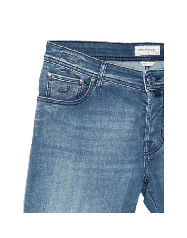야콥코헨 [해외직구] 26FW 야콥코헨 데님 팬츠 QE007 P0009 300D BLUE 착용컷
