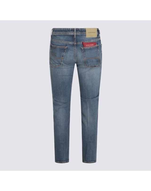 야콥코헨 [해외직구] 26FW 야콥코헨 데님 팬츠 JUMQE015031 S4213V3300D LIGHT BLUE 착용컷