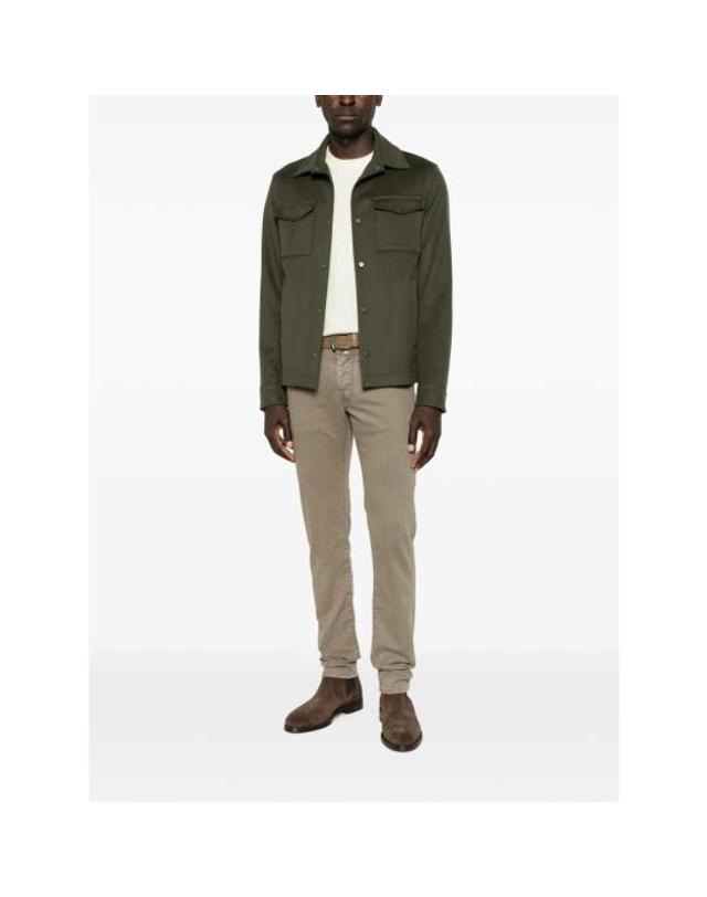 야콥코헨 [해외직구] 26FW 야콥코헨 스트레이트 팬츠 QE007 S4216 B75 NEUTRALS 착용컷