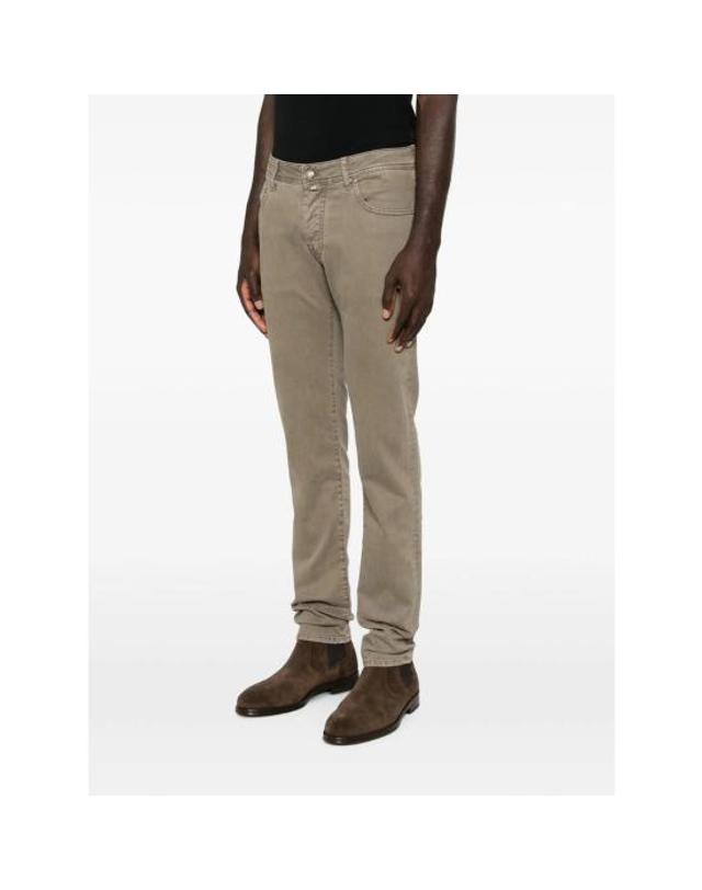 야콥코헨 [해외직구] 26FW 야콥코헨 스트레이트 팬츠 QE007 S4216 B75 NEUTRALS 착용컷