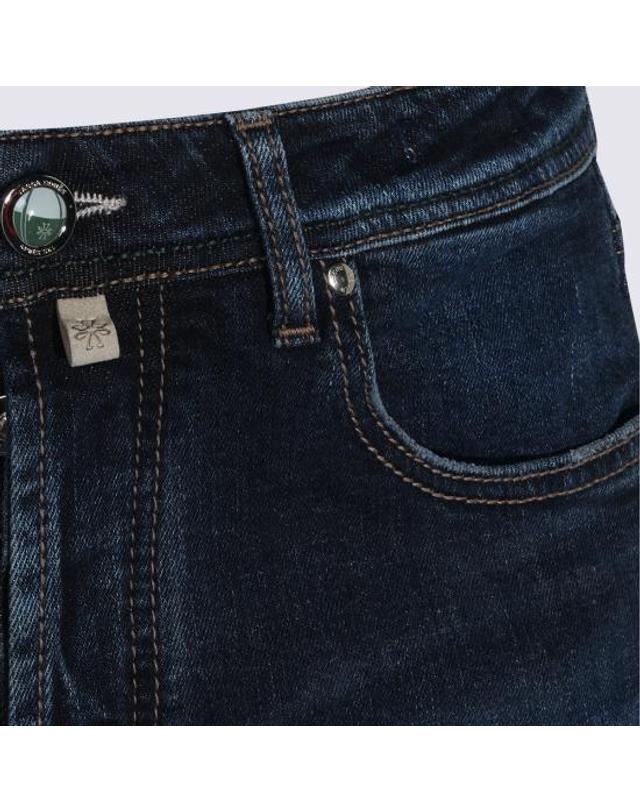 야콥코헨 [해외직구] 26FW 야콥코헨 데님 팬츠 JURQR004055 S4369V1100D DARK BLUE 착용컷