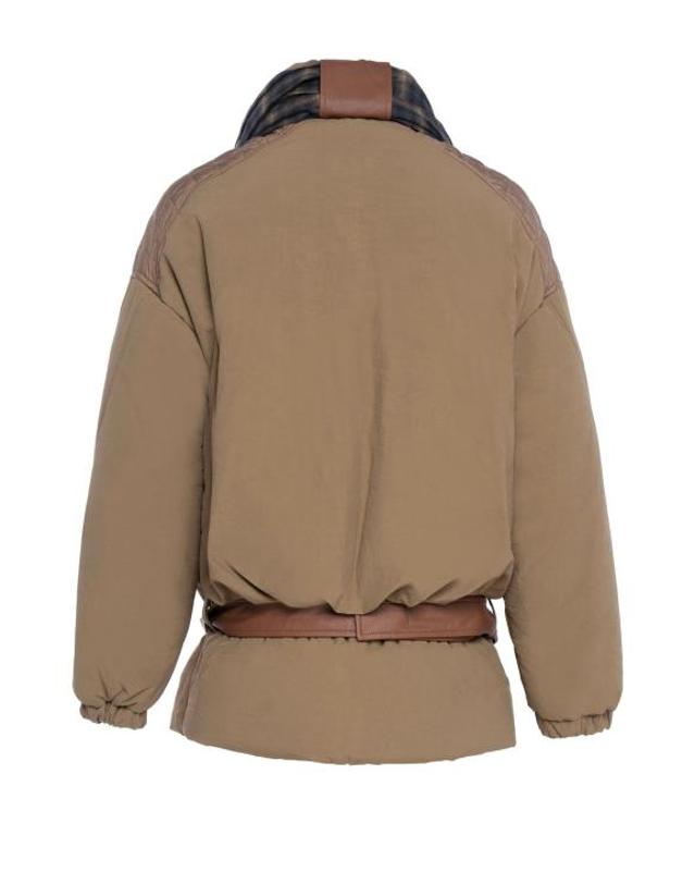 마벨 [해외직구] 25FW 마벨 패딩 AFW1002TENYL01 BRONZE Beige 착용컷