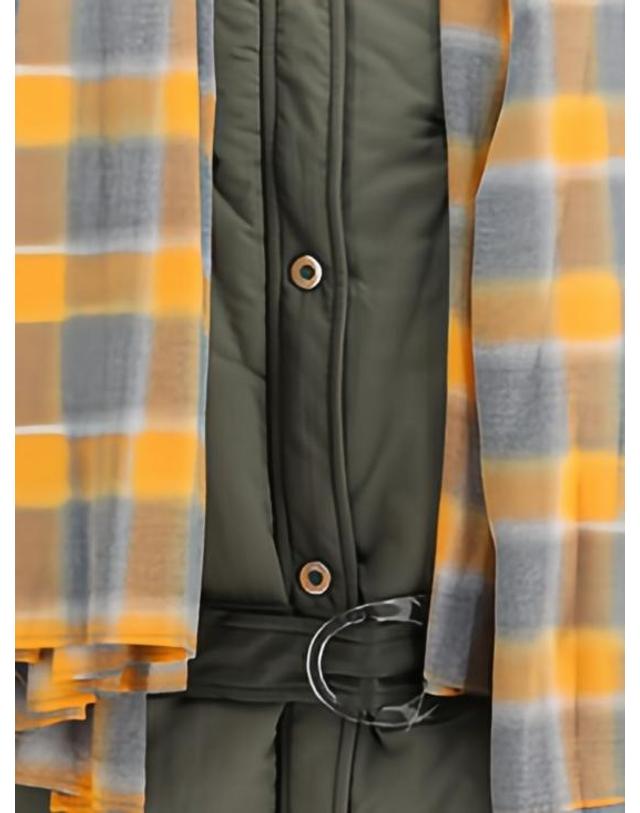 마벨 [해외직구] 25FW 마벨 패딩 AFW1002TENYL01 OLIVE GREEN 착용컷