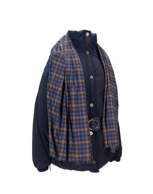 마벨 [해외직구] 25FW 마벨 코트 AFW1002TENYL01 DBLUE DEEP BLUE 착용컷
