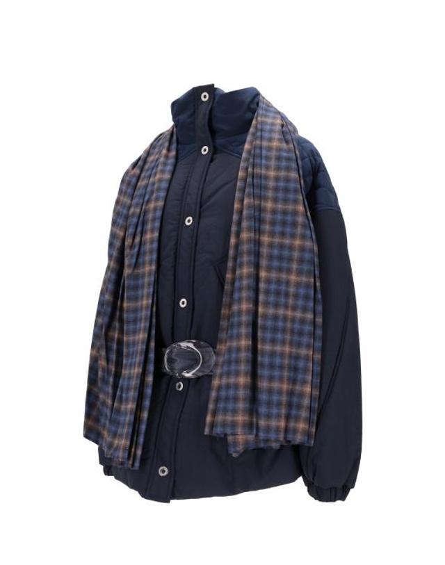 마벨 [해외직구] 25FW 마벨 코트 AFW1002TENYL01 DBLUE DEEP BLUE 착용컷
