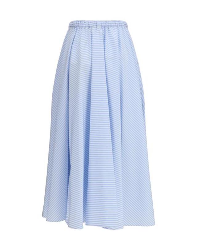 끄리다 [해외직구] 26SS 끄리다 롱 스커트 LOCOROTONDO LIGHTBLUE LIGHT BLUE 착용컷