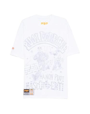 [해외직구] 26SS 피디에프 반팔 티셔츠 DFM54029TF112PIGTE WHITE