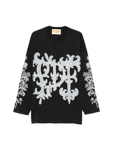 [해외직구] 26FW 피디에프 긴팔 티셔츠 DFM54058TJ101GR04C BLACK