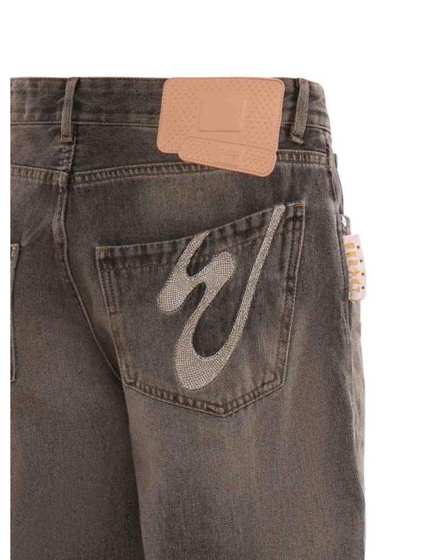 피디에프 [해외직구] 26SS 피디에프 데님 팬츠 DFM03032DF184WASH Medium Wash 착용컷
