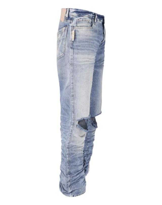 피디에프 [해외직구] 26SS 피디에프 데님 팬츠 DFM03032DF183WASH Blue 착용컷