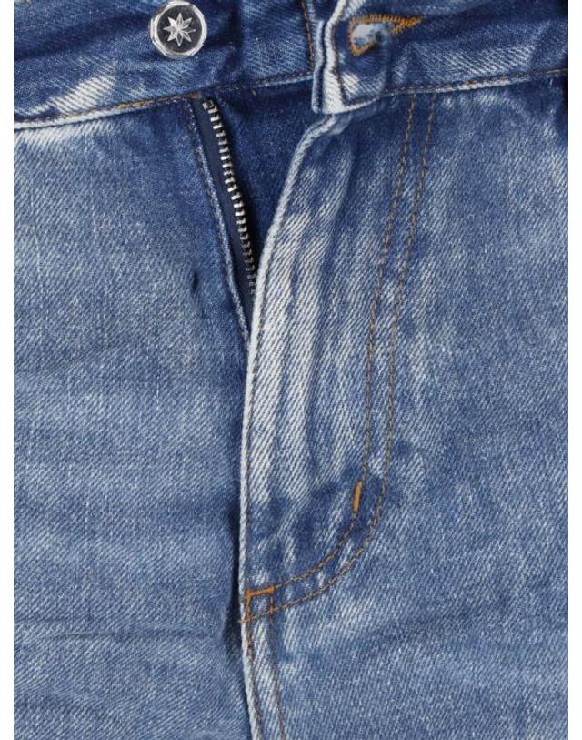 피디에프 [해외직구] 26SS 피디에프 데님 팬츠 DFM03032DF183WASH Blue 착용컷