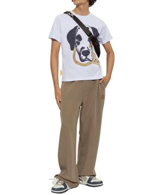 피디에프 [해외직구] 26FW 피디에프 반팔 티셔츠 DFM54057TJ101GR02B WHITE 착용컷