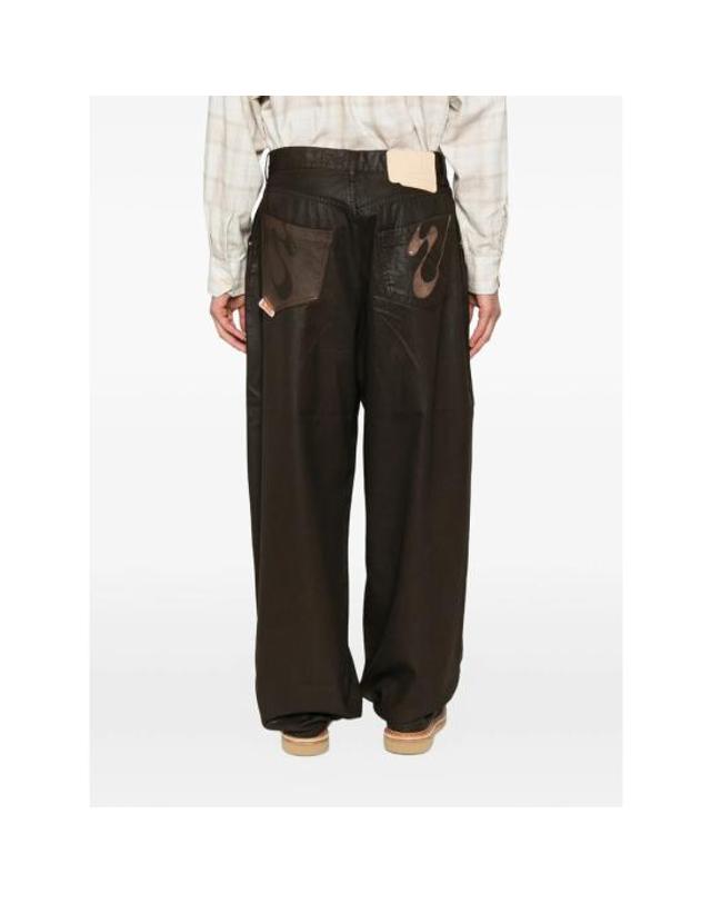 피디에프 [해외직구] 26FW 피디에프 팬츠 DFM03046 GF188PX BROWN 착용컷