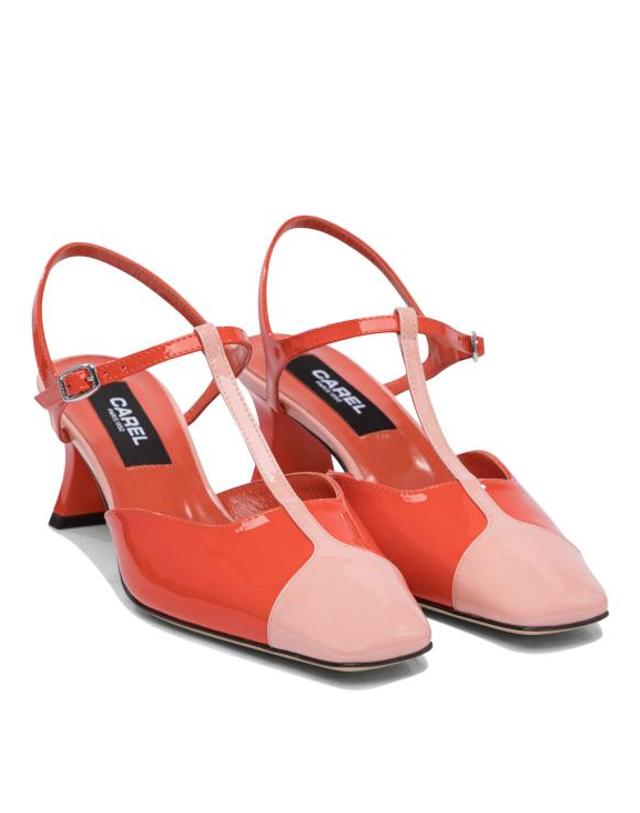 카렐 페리스 [해외직구] 25SS 카렐 페리스 힐 펌프스 ISADORA332678 PINK 착용컷