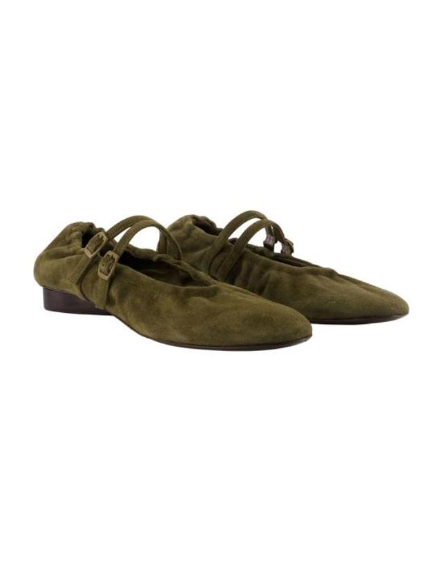 카렐 페리스 [해외직구] 26FW 카렐 페리스 플랫 슈즈 CONFIG CRLS26005 KHAKI 착용컷