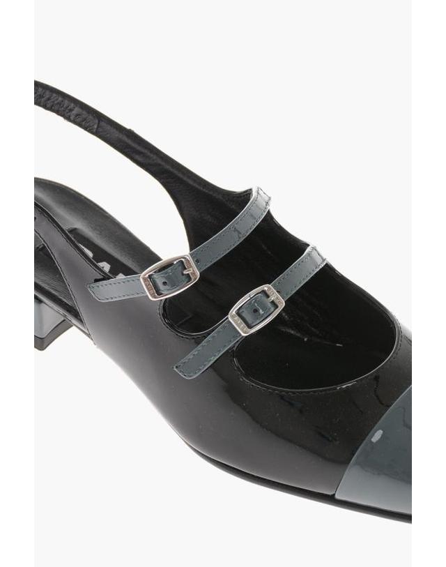 카렐 페리스 [해외직구] 카렐 페리스 힐 펌프스 ABRICOT PATENT BLACK BLUE GREY Nero Grigio 착용컷