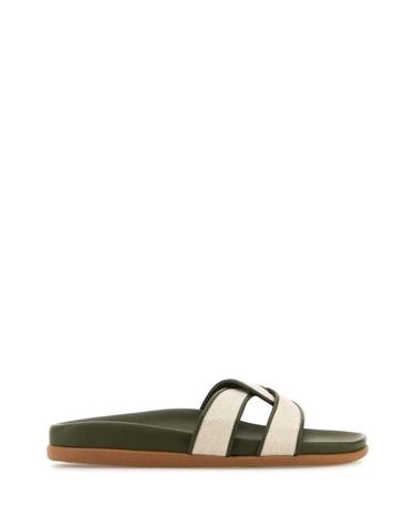[해외직구] 25SS 에이션트 그릭 뮬 슬리퍼 DESMOSFOOTBED KHAKINATURAL MULTICOLOR