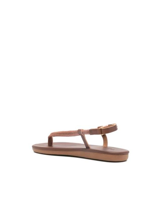 에이션트 그릭 [해외직구] 26SS 에이션트 그릭 슈즈 ZOI VACHETTA C PI TA BROWN PINK 착용컷