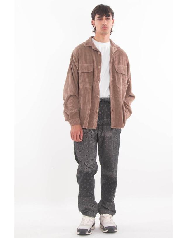 화이트샌드 [해외직구] 25FW 화이트샌드 긴팔 셔츠 25WSU20 317 28 Beige 착용컷