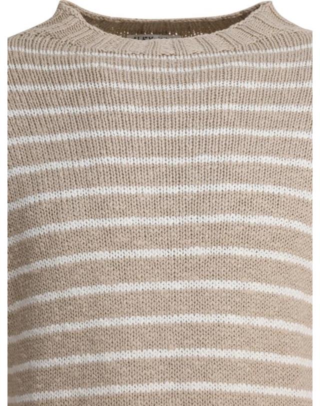알렉스 밀 [해외직구] 25FW 알렉스 밀 스웨터 254 MW280 3424FLAX IVORY Beige 착용컷