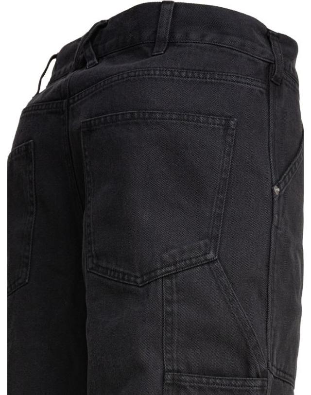 알렉스 밀 [해외직구] 25FW 알렉스 밀 스트레이트 팬츠 231 MP076 2804WASHED BLACK 착용컷