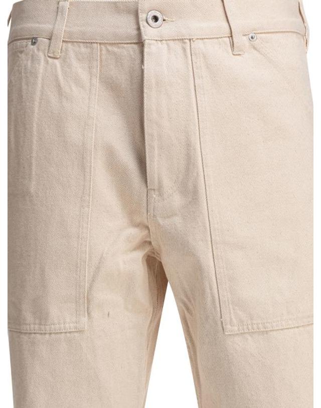 알렉스 밀 [해외직구] 25SS 알렉스 밀 스트레이트 팬츠 231MP0762804NATURAL BEIGE 착용컷