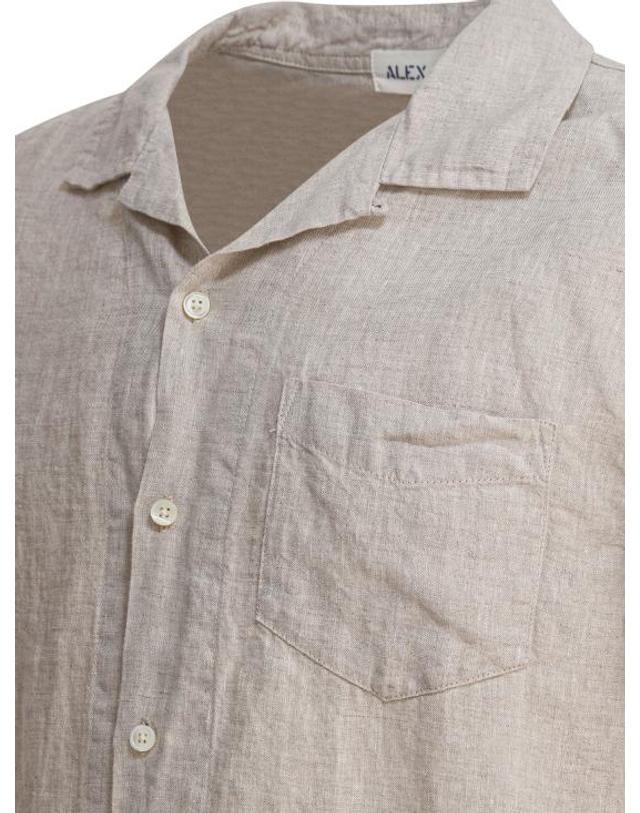 알렉스 밀 [해외직구] 25SS 알렉스 밀 반팔 셔츠 234MS0353139FLAX BEIGE 착용컷