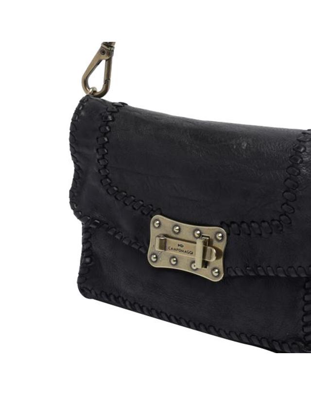 캄포마찌 [해외직구] 26FW 캄포마찌 숄더백 C016500ND X3133C0001 Black 착용컷