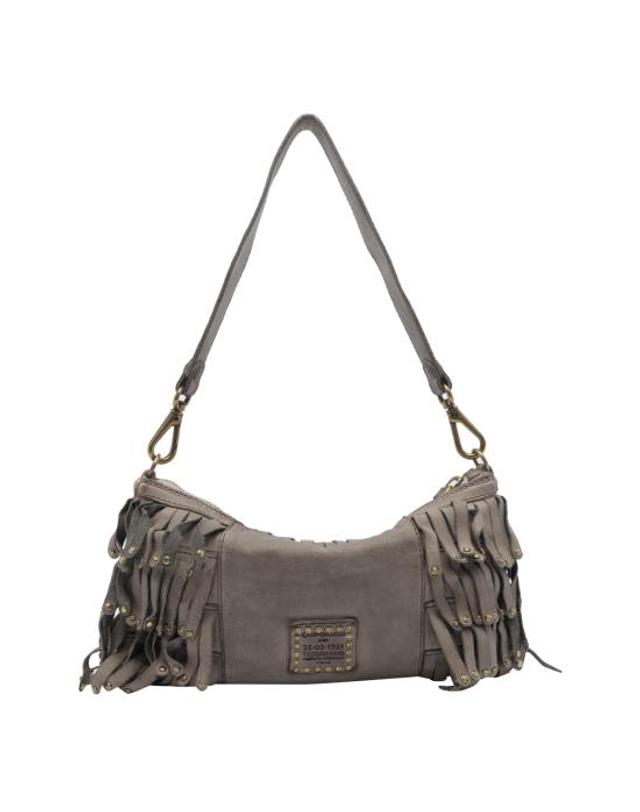 캄포마찌 [해외직구] 26FW 캄포마찌 숄더백 C045870ND X3142C0552 Grey 착용컷