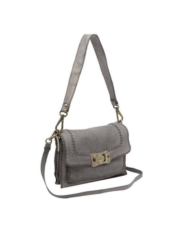캄포마찌 [해외직구] 26FW 캄포마찌 숄더백 C016500ND X3133C0552 Grey 착용컷