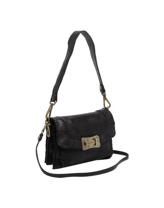 캄포마찌 [해외직구] 26FW 캄포마찌 숄더백 C016500ND X3133C1501 Brown 착용컷