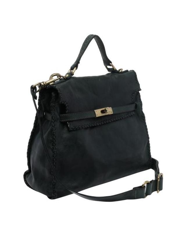 캄포마찌 [해외직구] 26FW 캄포마찌 토트백 C043940ND X3133C2505 BOTTLE GREEN 착용컷