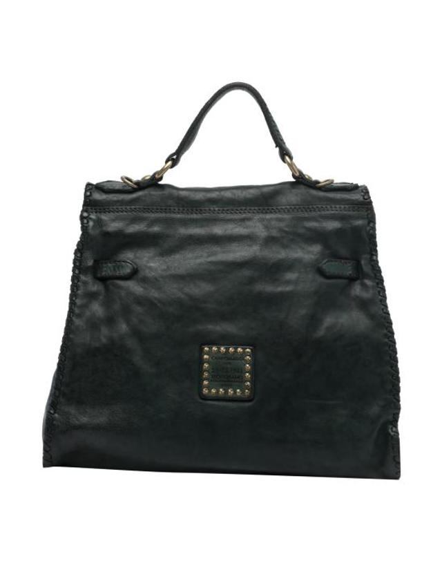 캄포마찌 [해외직구] 26FW 캄포마찌 토트백 C043940ND X3133C2505 BOTTLE GREEN 착용컷