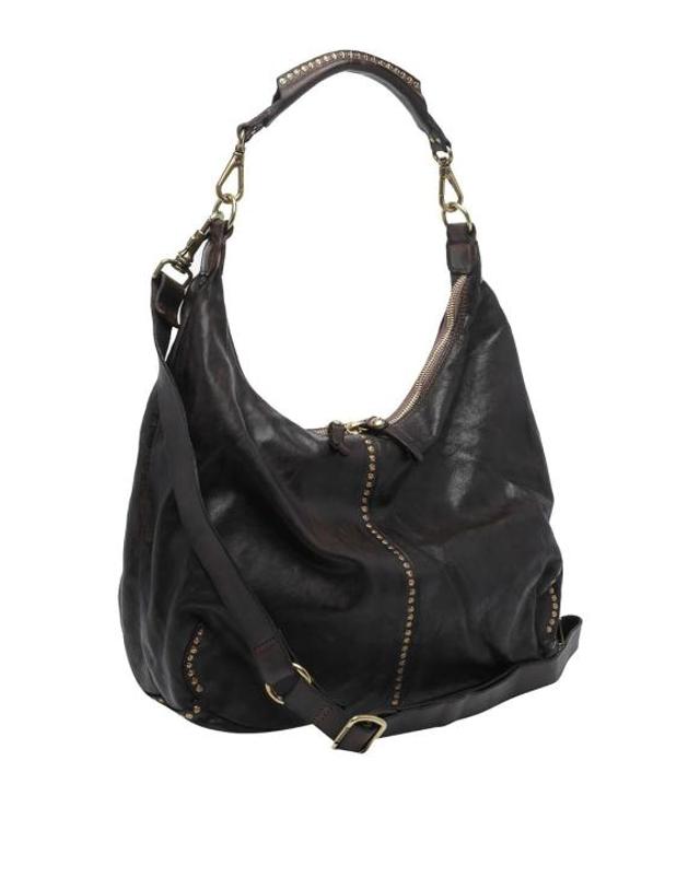 캄포마찌 [해외직구] 26FW 캄포마찌 숄더백 C045720NDX0007C1501 BROWN 착용컷