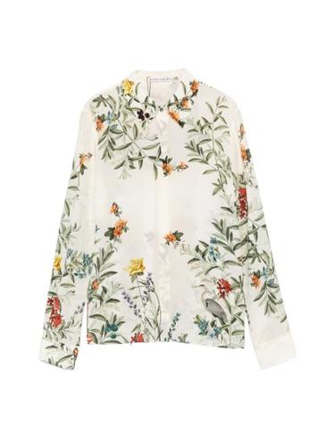 [해외직구] 앨리스 앤 올리비아 셔츠 CC606P49055E256 AI26 CREAM