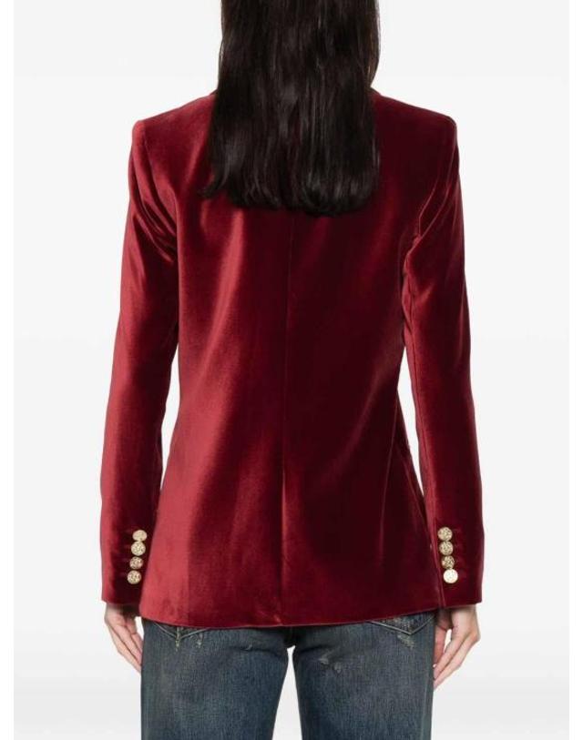 앨리스 앤 올리비아 [해외직구] 26SS 앨리스 앤 올리비아 수트 자켓 CC510B69222I606 Dark Red 착용컷