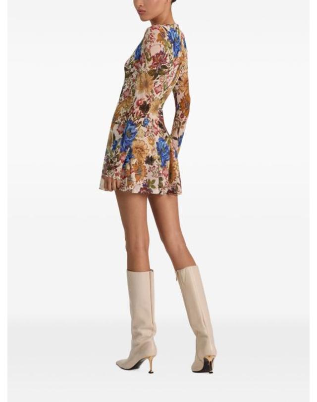 앨리스 앤 올리비아 [해외직구] 26FW 앨리스 앤 올리비아 미디 원피스 CC608P53522A257 MULTICOLOR 착용컷