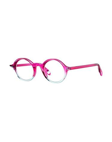 [해외직구] 25SS 테오 아이웨어 안경 SUNRISE 012 TRANSPARENT PURPLE TRANSPARENT NEON GREEN MULTICOLOR