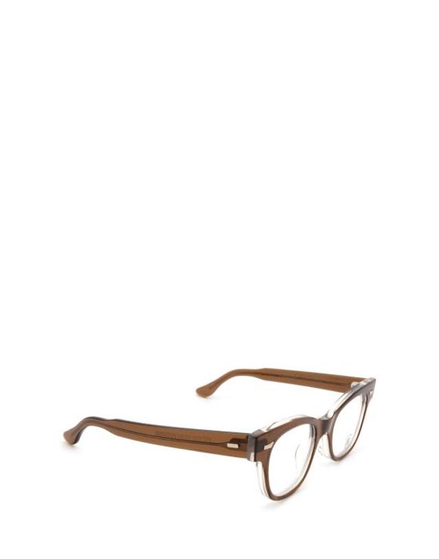 줄리어스 타르트 옵티컬 [해외직구] 26FW 줄리어스 타르트 옵티컬 안경 COUNTDOWN BROWN CRYSTAL II 착용컷