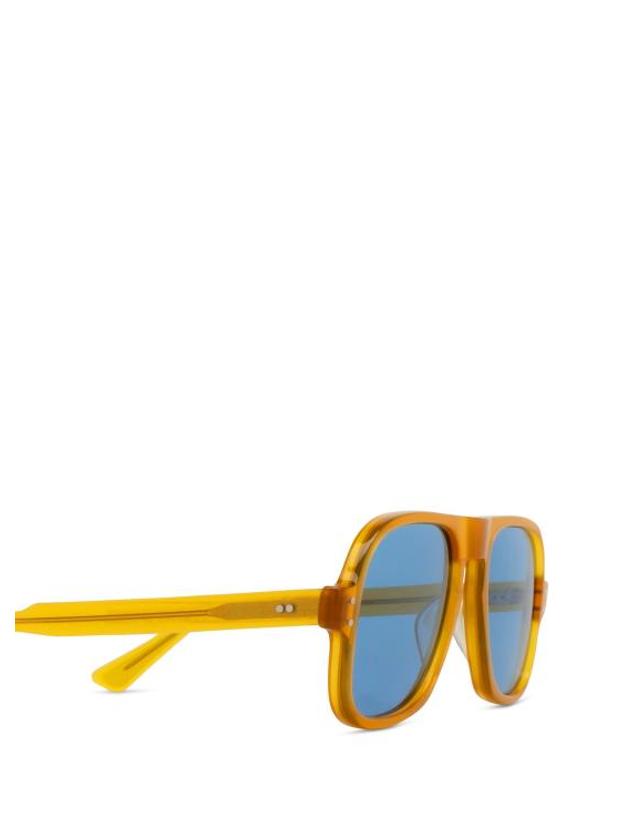 줄리어스 타르트 옵티컬 [해외직구] 26FW 줄리어스 타르트 옵티컬 선글라스 DART SUN VINTAGE YELLOW 착용컷