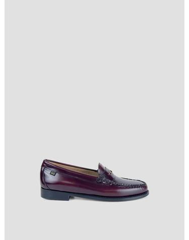 [해외직구] 26FW 지에이치 바스앤코 로퍼 BA41010W 0NN WINE LEATHER